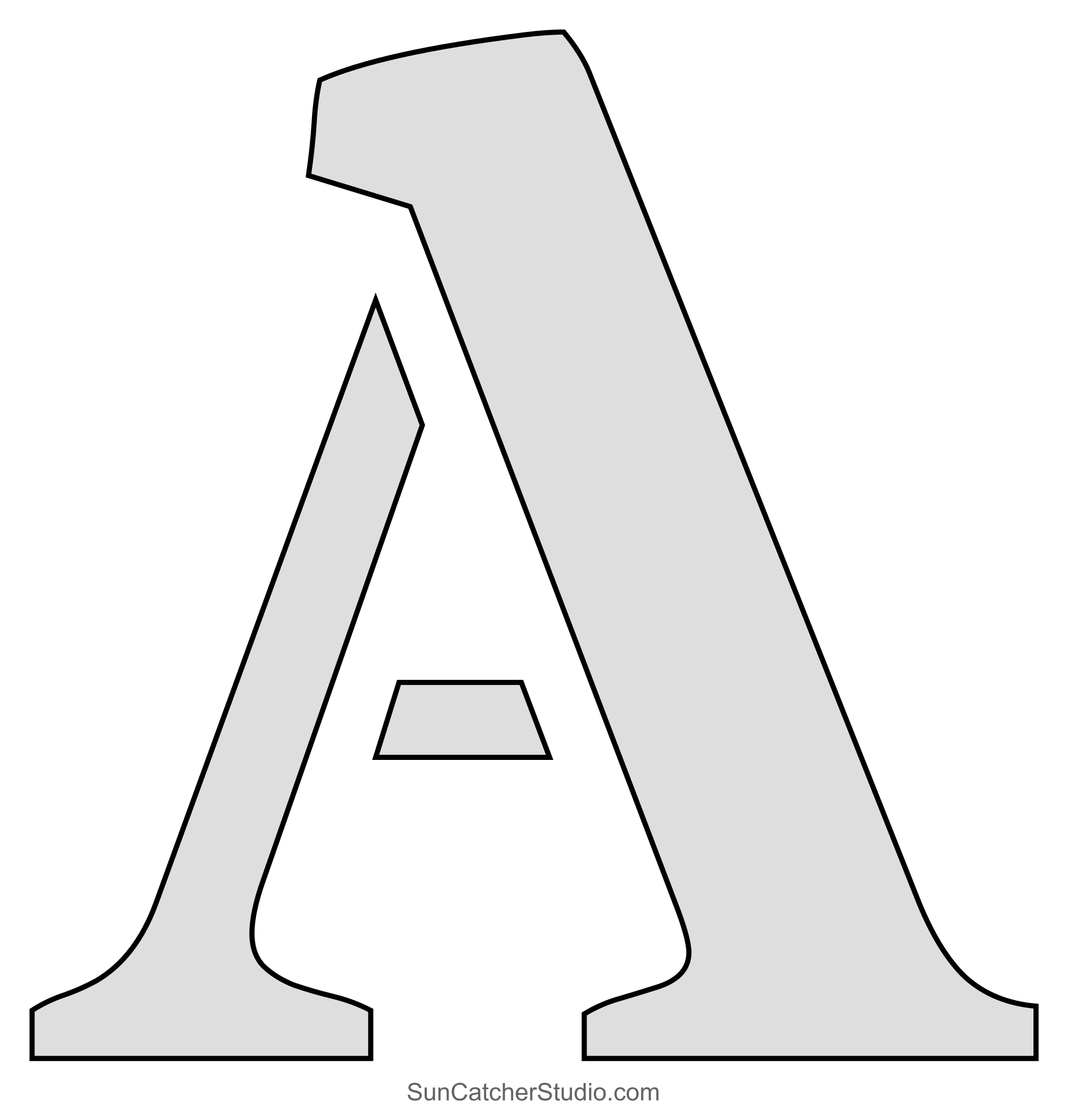 Printable Stencils (Free Alphabet Font And Letter Templates inside Free Font Stencils Printable