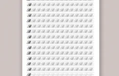 Printable Traceable Calligraphy Worksheets For Capital & Lowercase in Daily Handwriting Practice Modern Manuscript Teacher Edition Printables