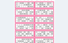 Printable Uk Style 1-90 Bingo Ticket Cards – 2 Per Page – 500 regarding Printable Bingo Cards 1 90