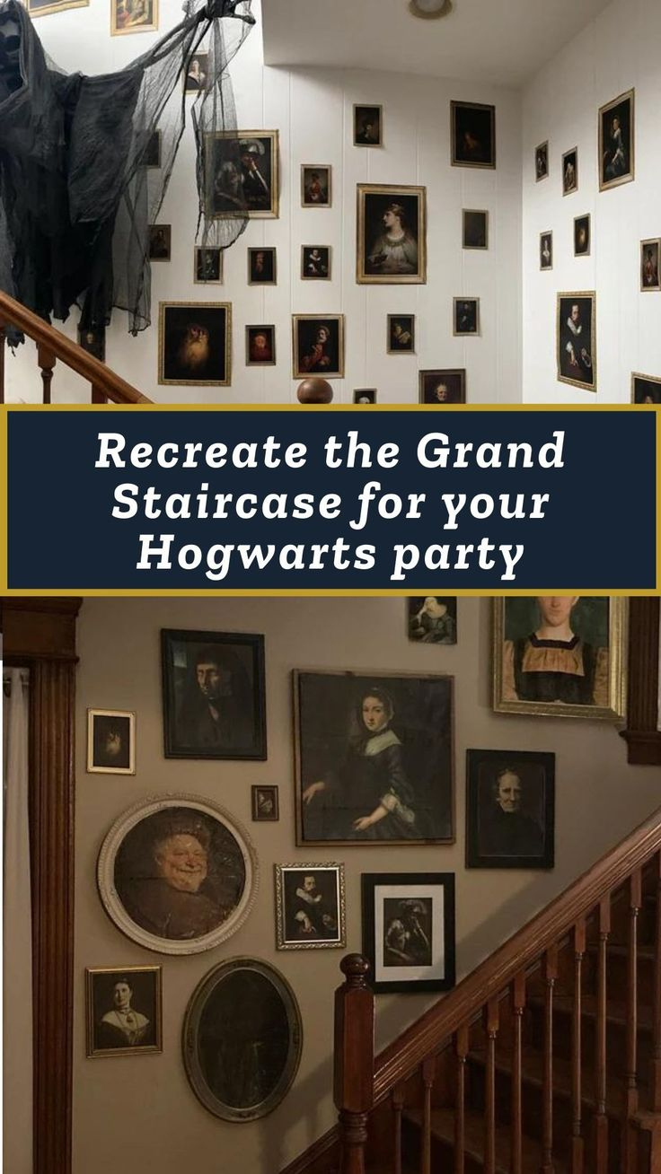 Printable Wizard Portraits intended for Staircase Hogwarts Portraits Printable