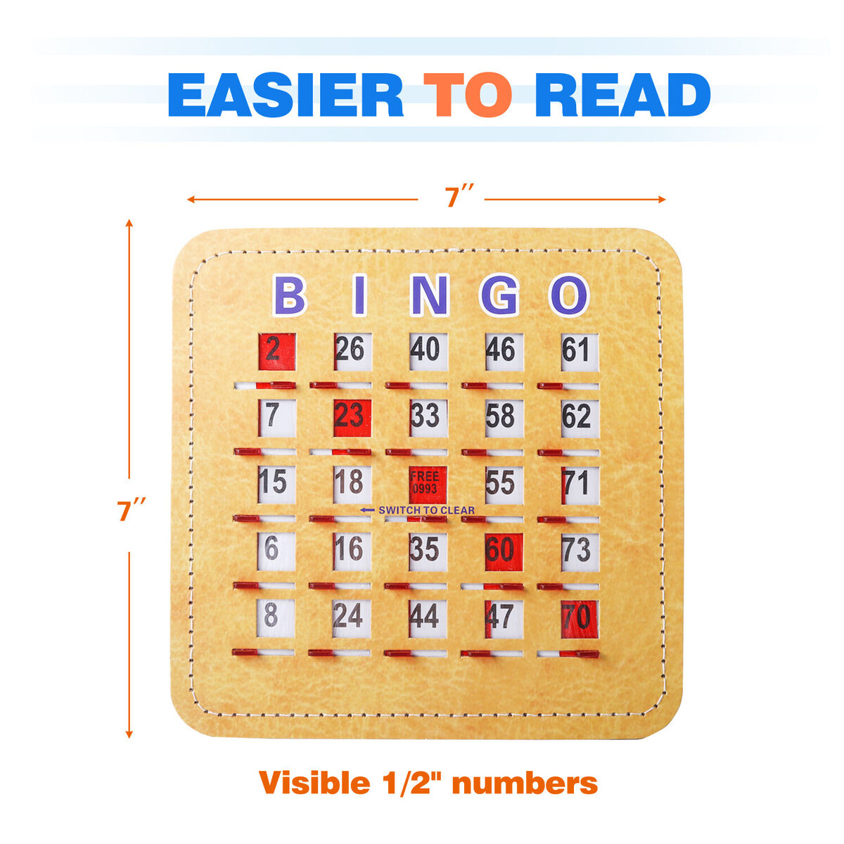 Quick-Clear Reusable Shutter Slide Bingo Cards. Fingertip Sliding pertaining to Bingo Cards With Slides