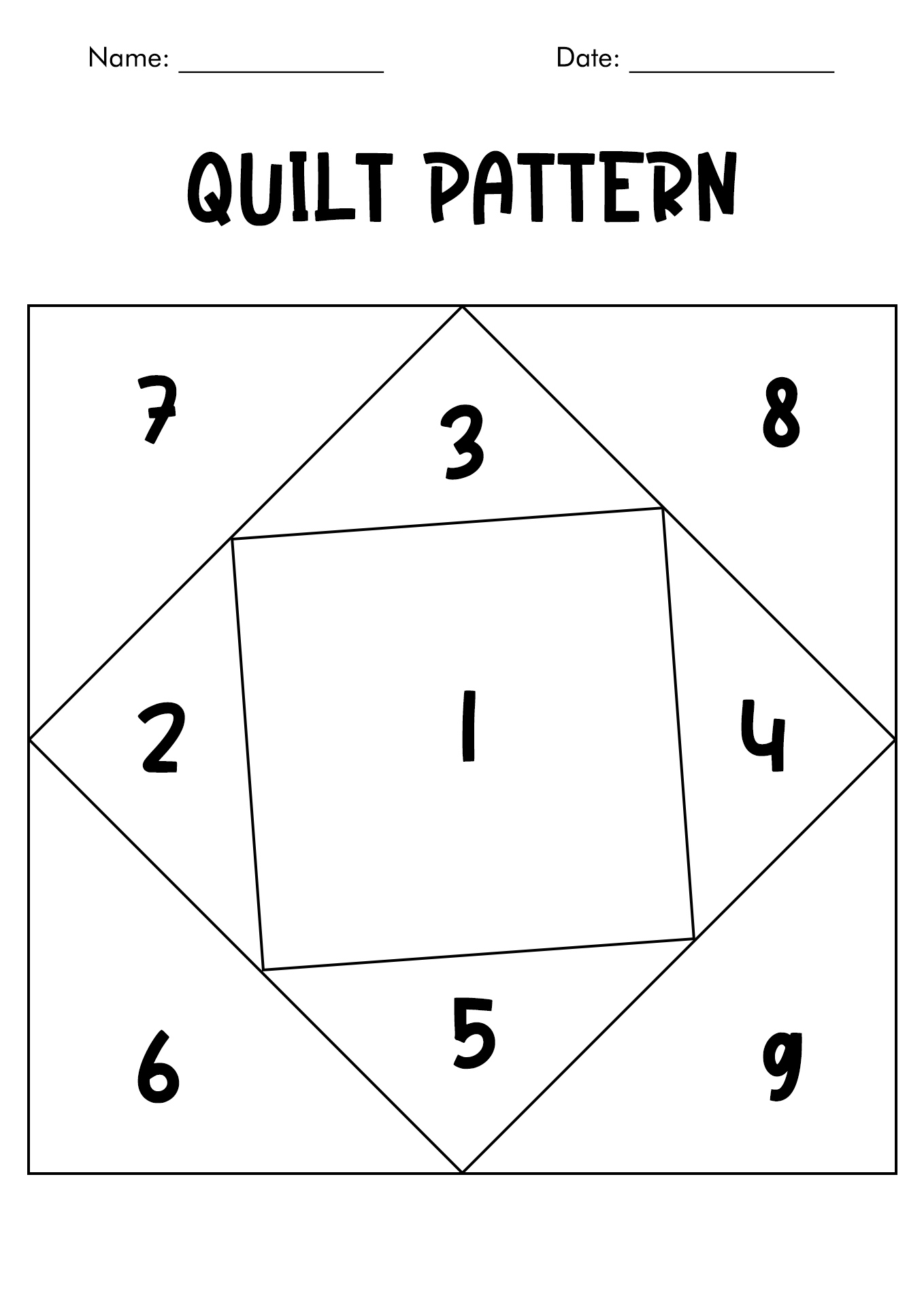 Quilting Patterns Free Printable - Printable Party Favors with Jacqueline E Mathews Printables