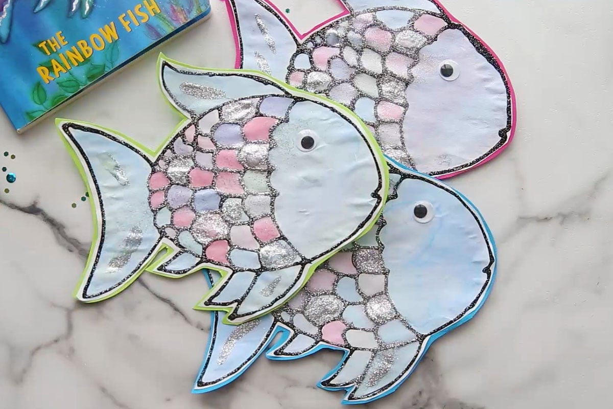 Rainbow Fish Craft (With Free Template) - The Best Ideas For Kids within Free Rainbow Fish Printables
