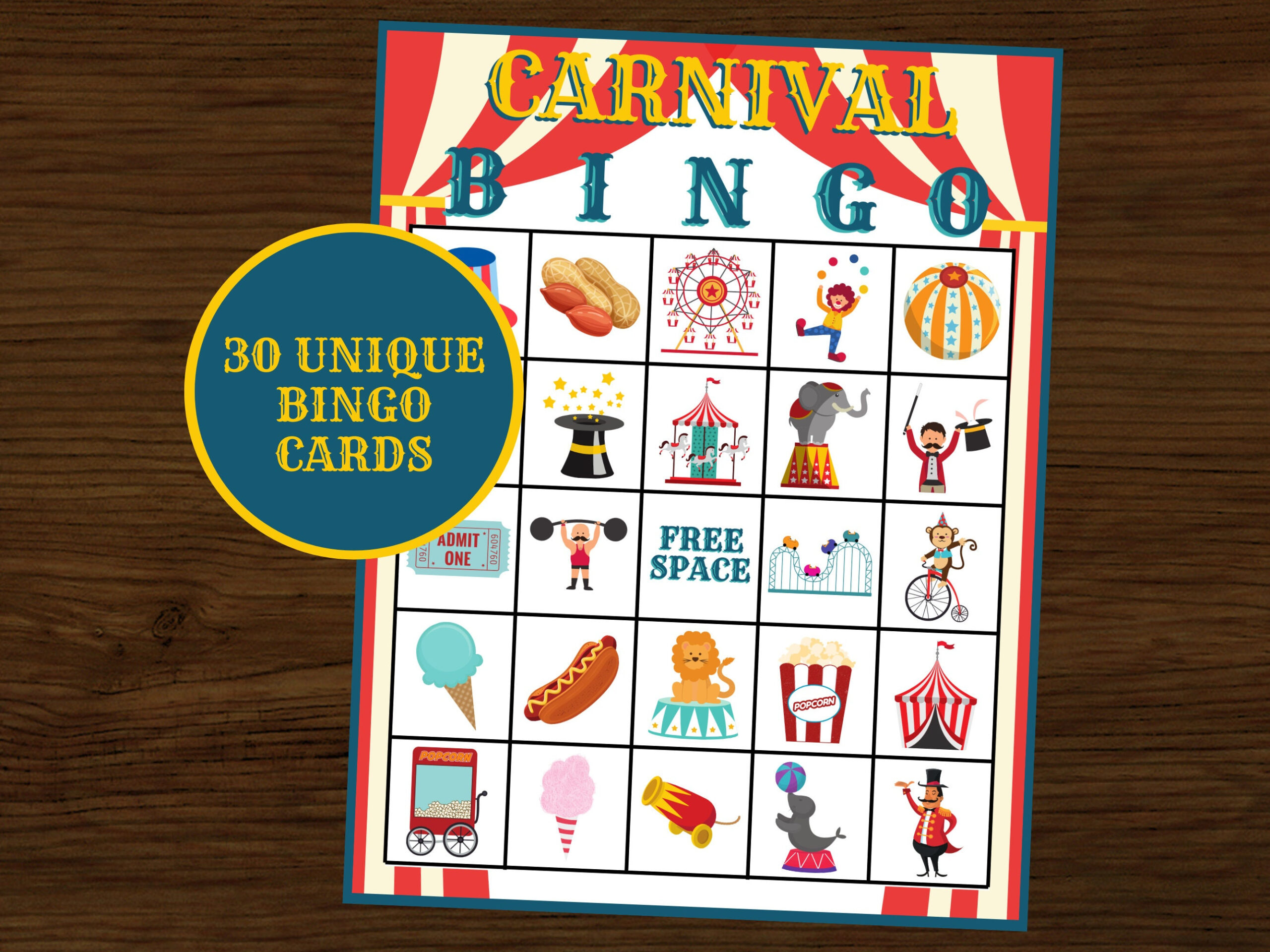 Red White Bingo Card - Etsy Singapore throughout On Patrol Live Bingo Card Generator
