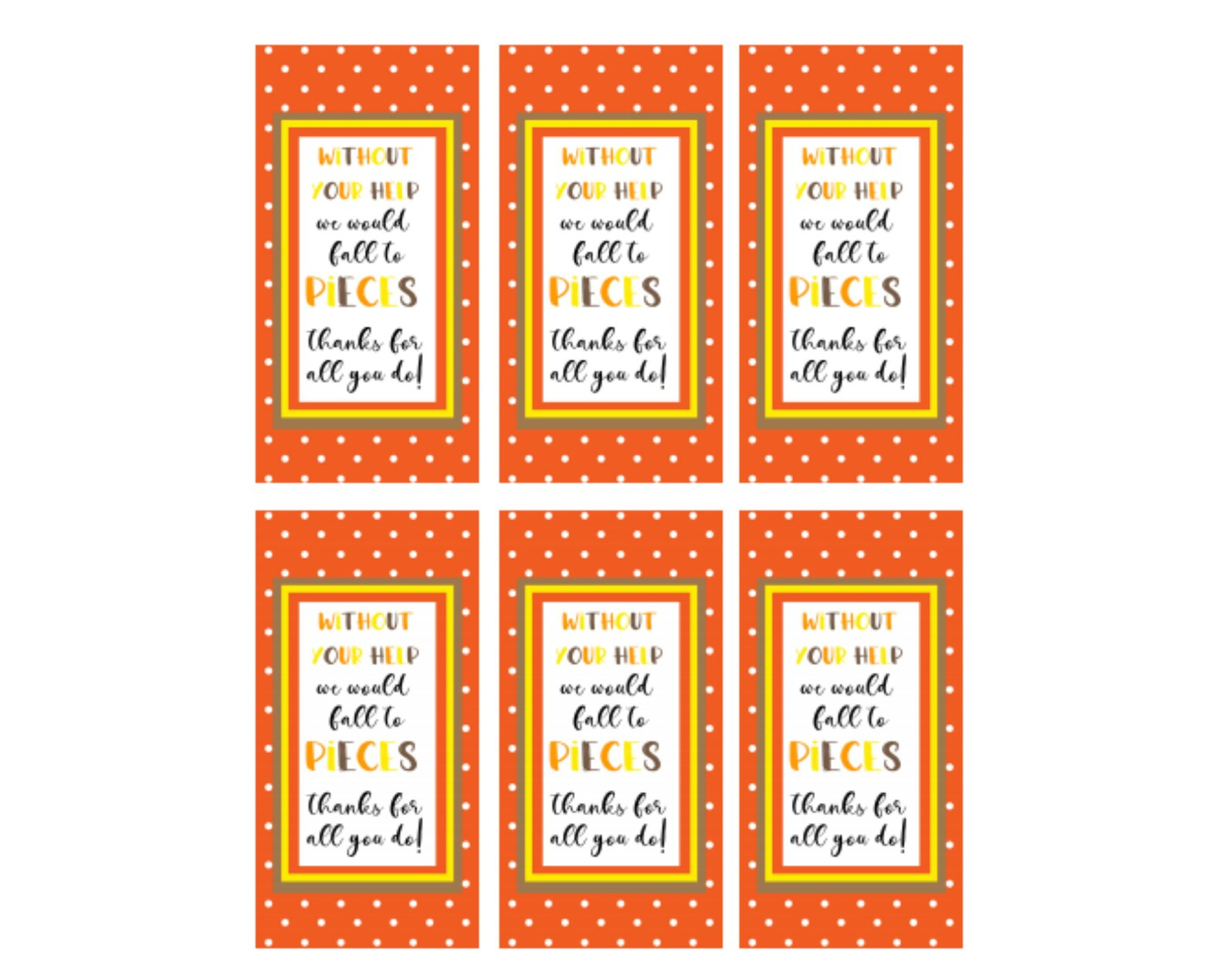 Reese&amp;#039;S Pieces Teacher Appreciation Printable - Printable Party Favors for Tags Free Printable Reese&amp;#039;S Pieces Thank You Printable