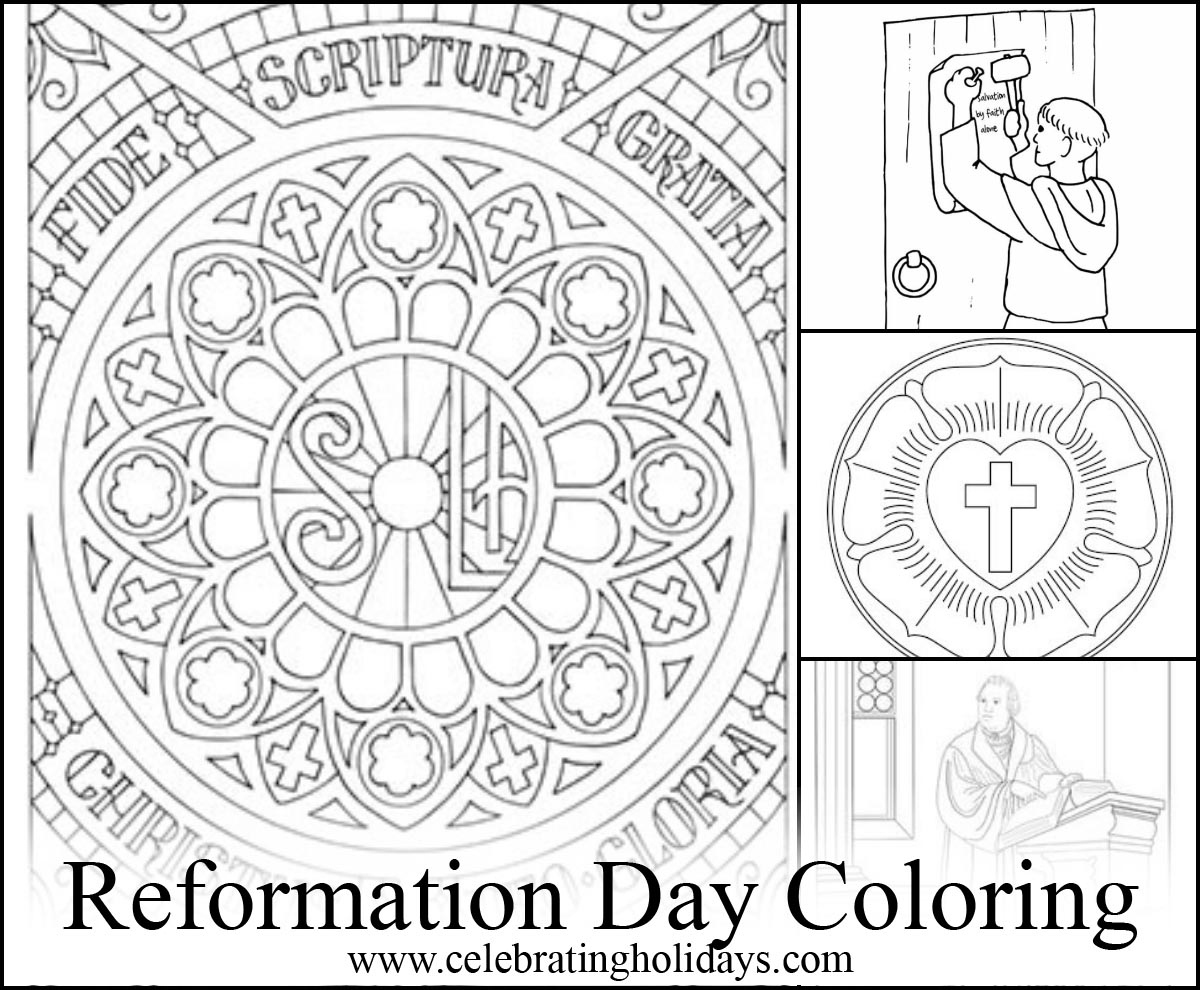 Reformation Day Coloring Pages | Celebrating Holidays pertaining to Free Reformation Day Printables