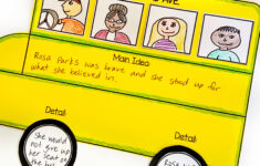 Rosa Parks Activities With Close Reading, Writing, Main Idea & Details Bus  Craft – Life Between Summers with regard to Rosa Parks Bus Printable
