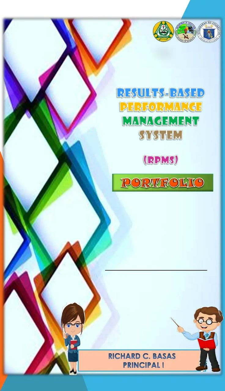 Rpms Portfolio Cover Page For Mts | Pdf with Free Printable Teacher Cda Portfolio Cover Template