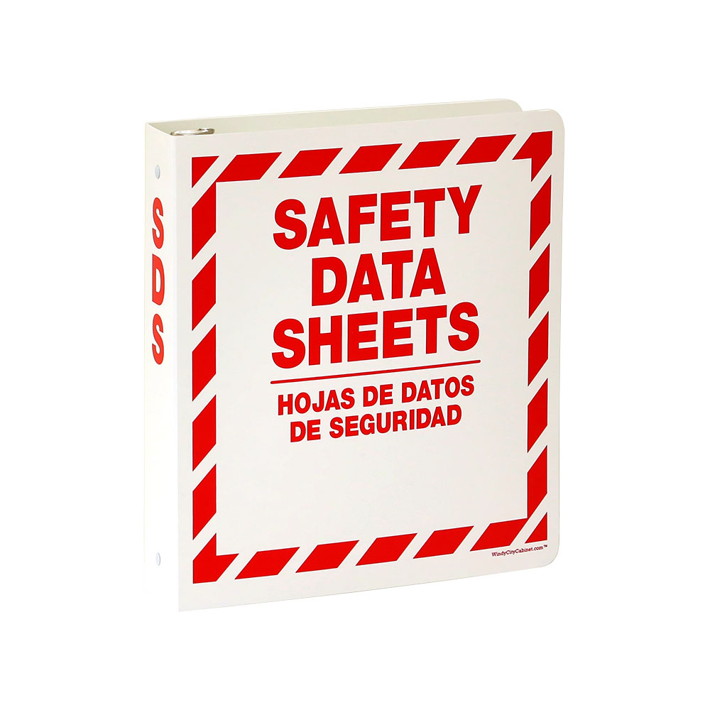 Safety Data Sheets (Sds) 3 Ring Binder – Windy City Cabinet regarding Template Printable Printable Free Sds Cover Sheet For Binder
