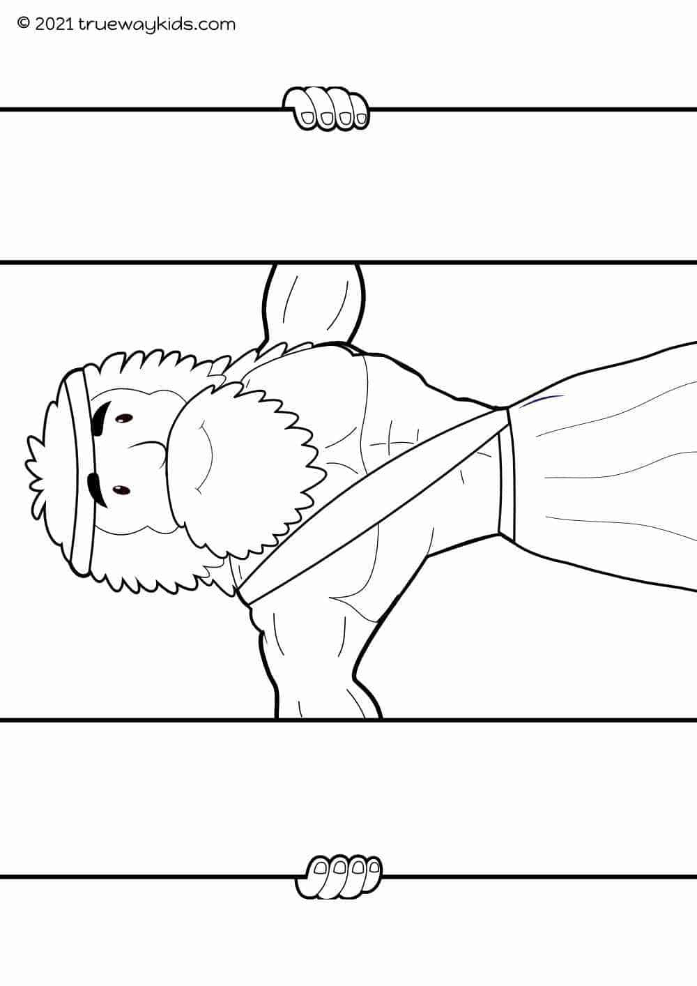 Samson - Free Bible Lesson For Kids - Trueway Kids with regard to Samson Craft Free Printable