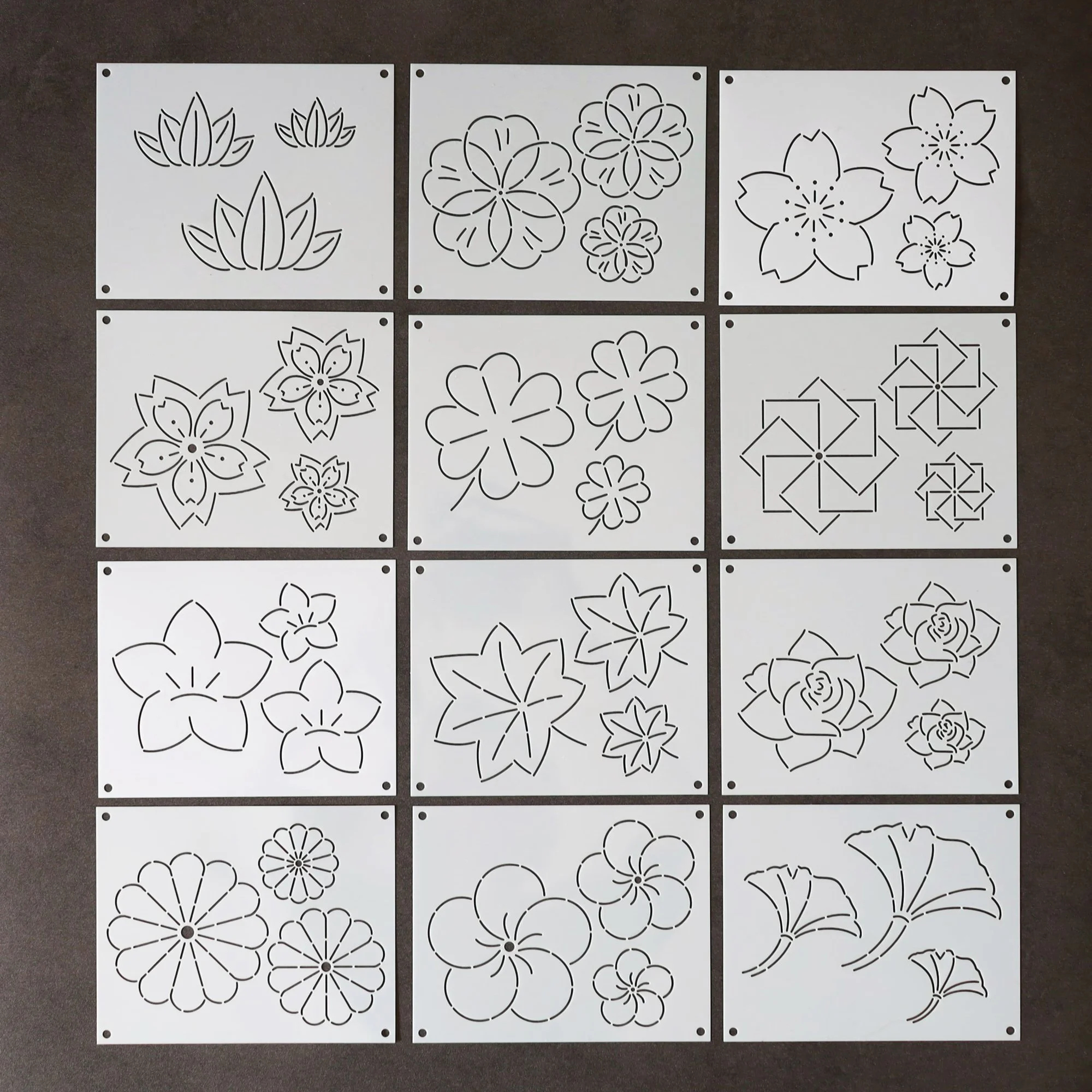 Sashiko Stencils - Collection J — Mont Bleu within Free Printable Sashiko Patterns