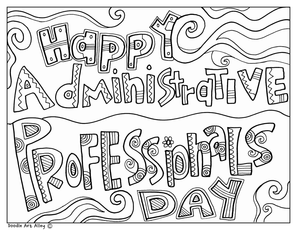 School Secretary Day - Classroom Doodles regarding Secretary Day Cards Free Printable