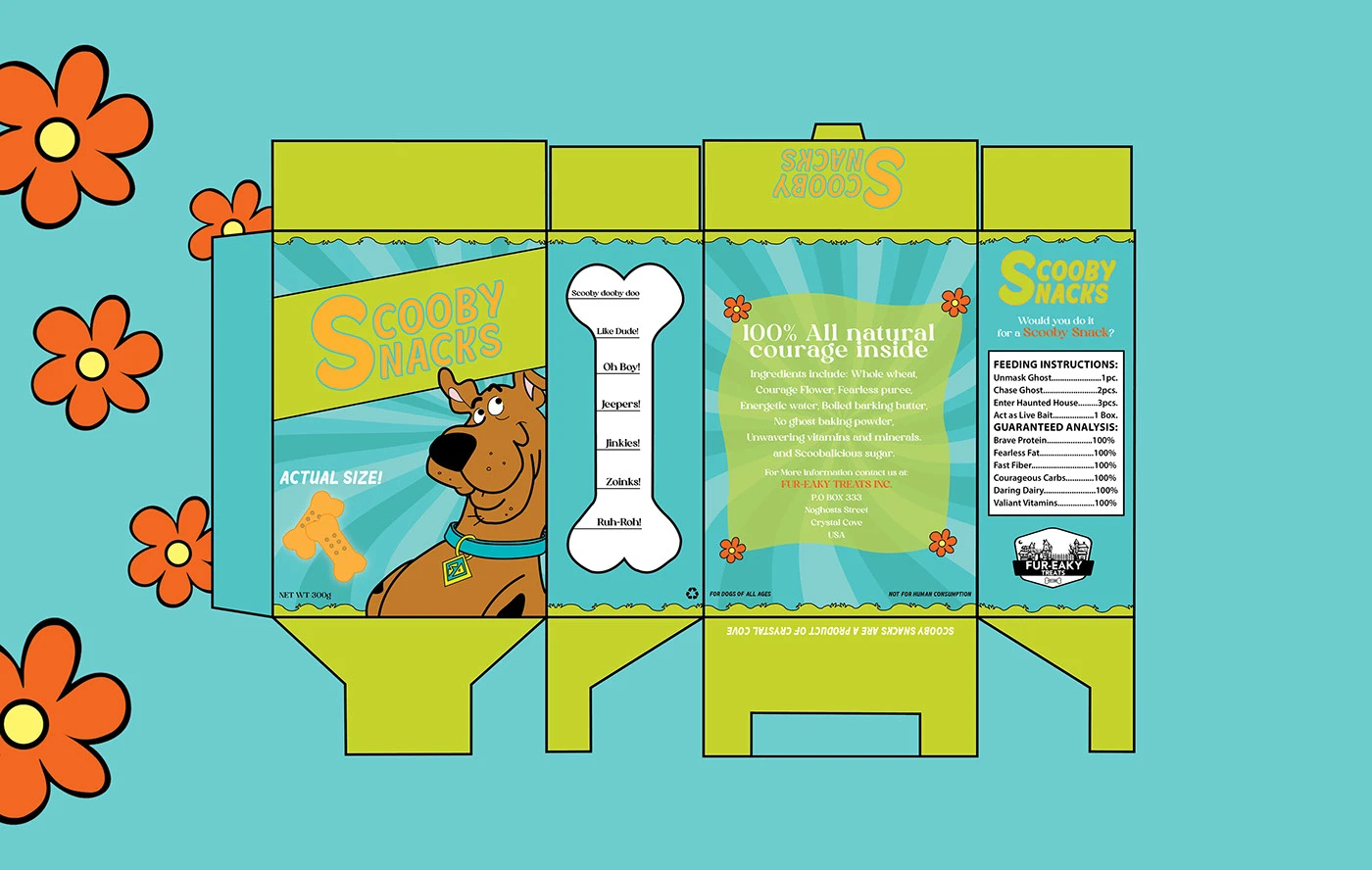 Scooby Snacks Packaging :: Behance within Printable Scooby Snacks Box