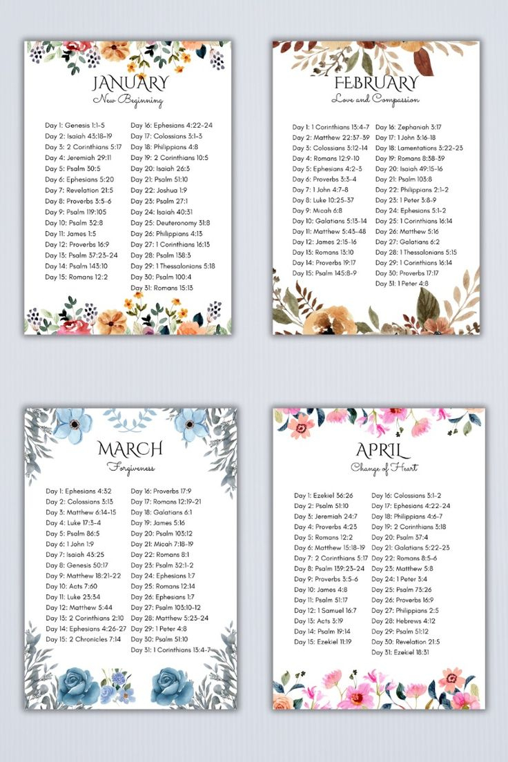Scripture Writing Plans | Scripture Writing Journal | Bible in Free Printable Scripture Writing Plans