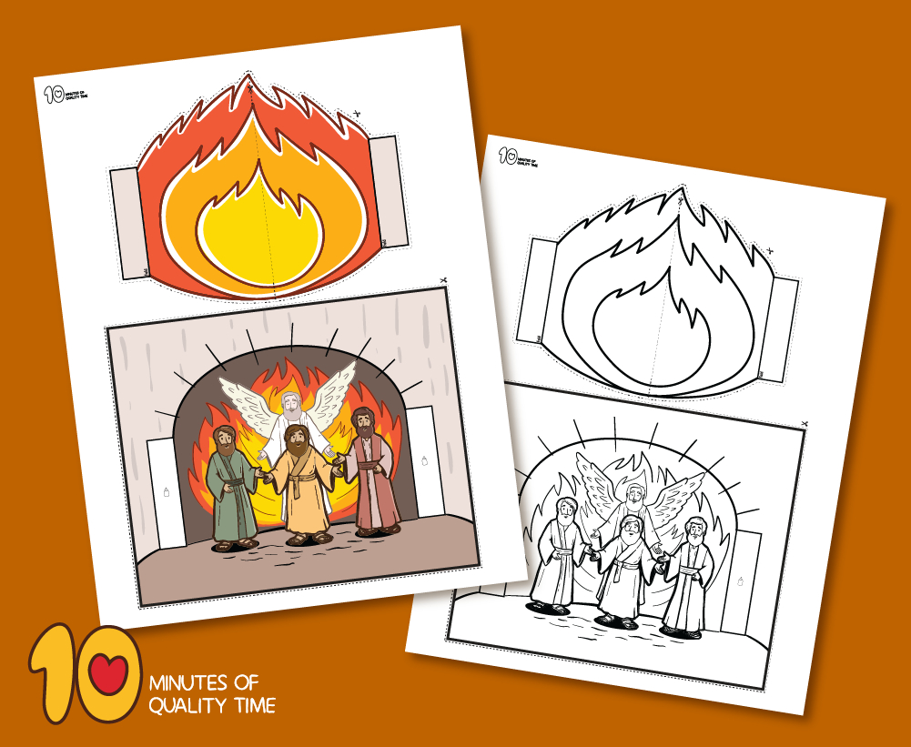 Shadrach, Meshach And Abednego In The Fiery Furnace Craft – 10 intended for Printable Shadrach Meshach and Abednego Craft