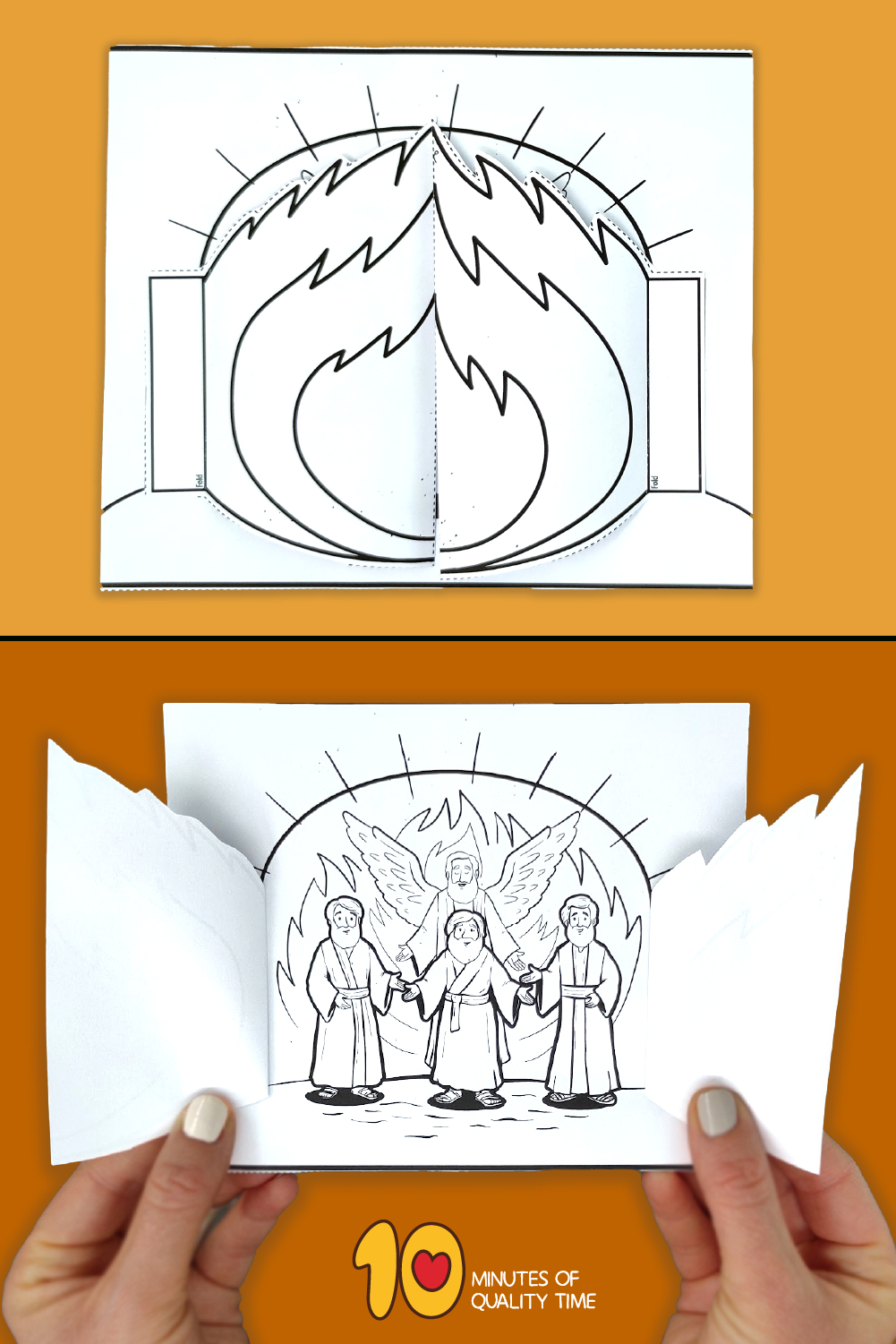 Shadrach, Meshach And Abednego In The Fiery Furnace Craft – 10 with Printable Shadrach Meshach and Abednego Craft