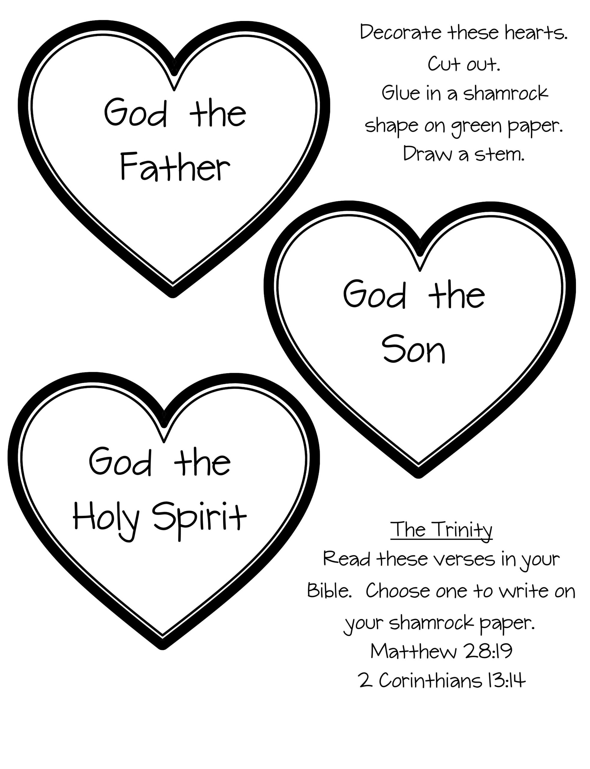 Shamrock Hearts | I Have No Greater Joy regarding Free Printable Shamrock Trinity