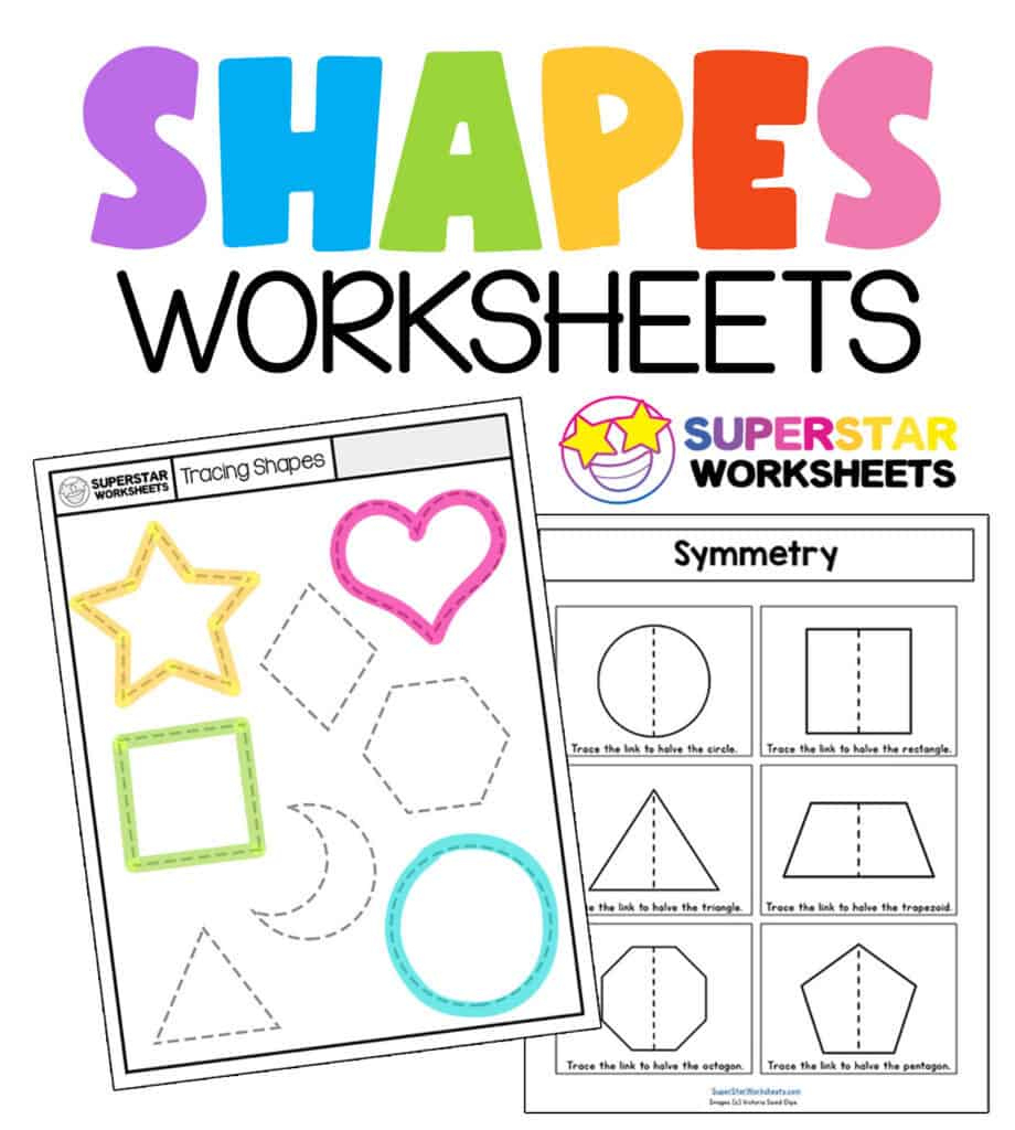 Shape Worksheets - Superstar Worksheets with Free Printable Assessment For Shapes