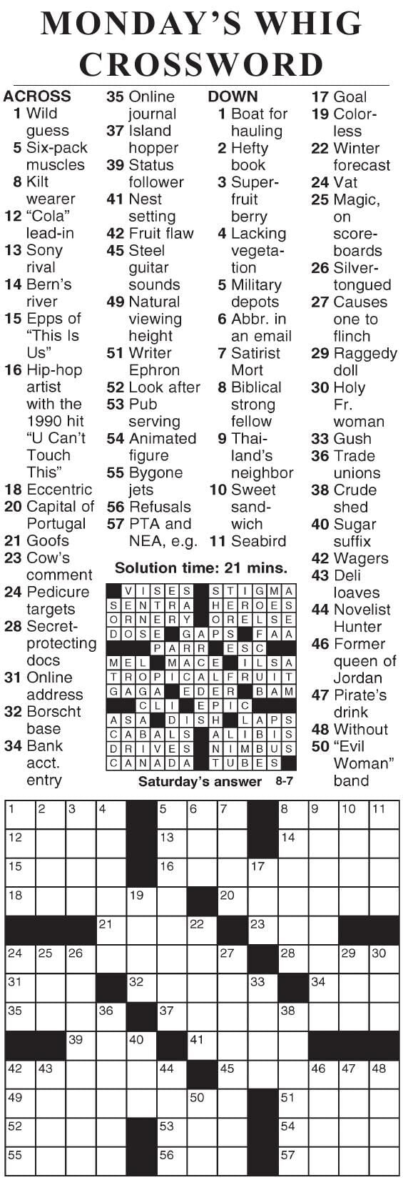 Sheffer Hot Sale Crossword Puzzle inside Sheffer Crossword Puzzle Printable