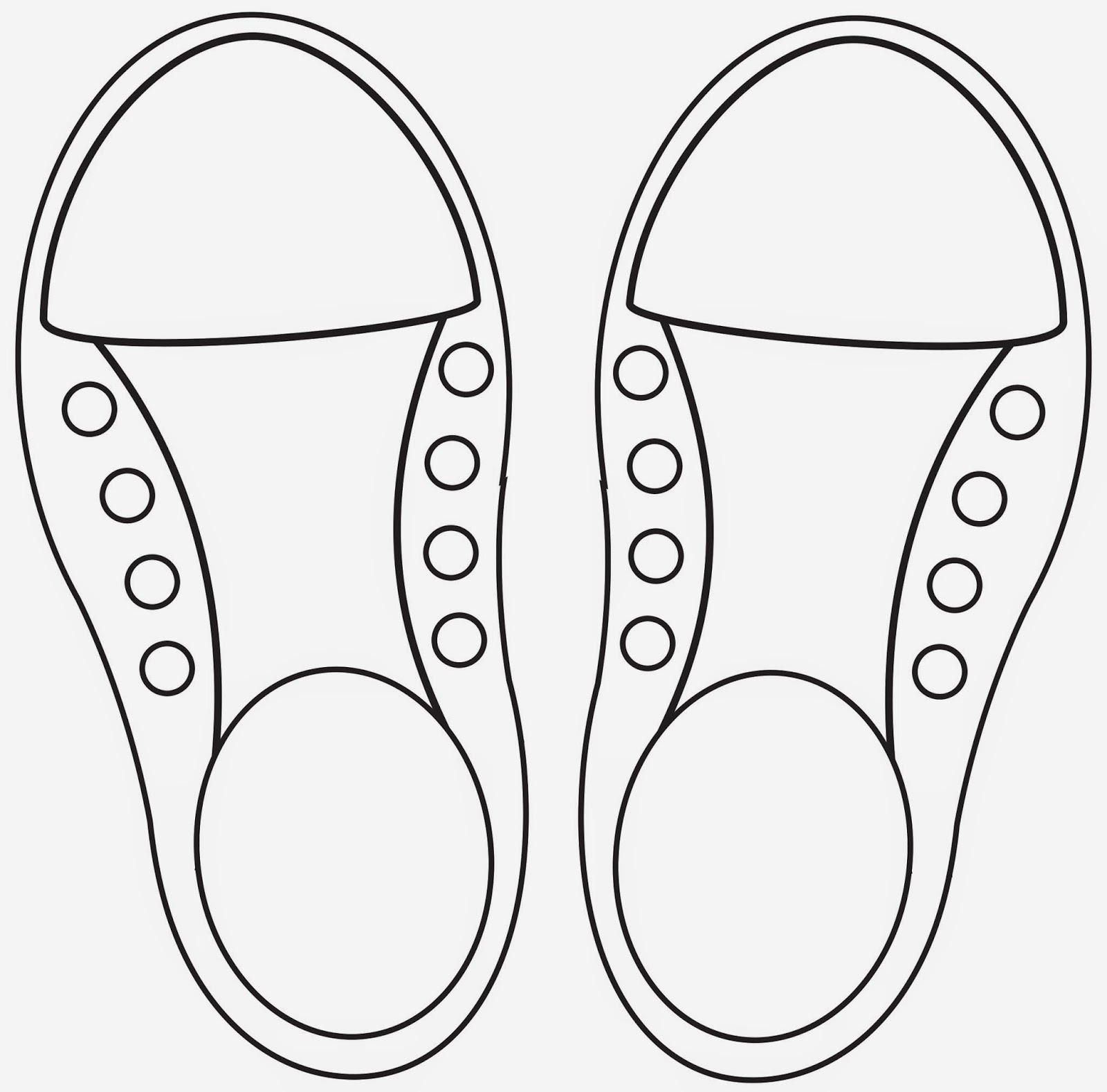 Shoe Tying Practice Board Top pertaining to Free Printable Shoe Lacing Template