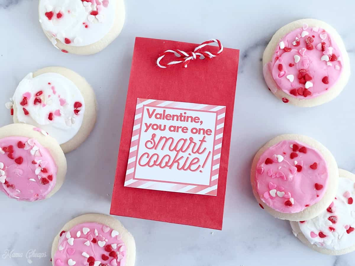 Smart Cookie Valentine - Free Printable Tags - Mama Cheaps® inside Free Printable Smart Cookie Valentine
