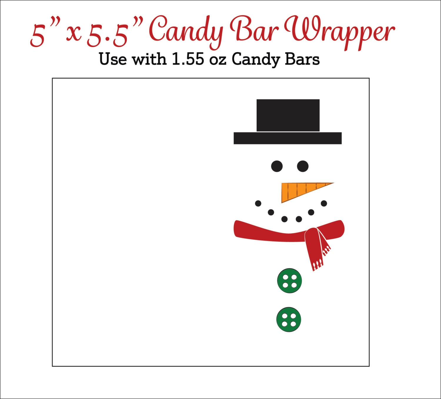 Snowman Candy Bar Wrappers - Printable Snowmen Candy Wrappers in Free Snowman Candy Bar Wrapper Printable