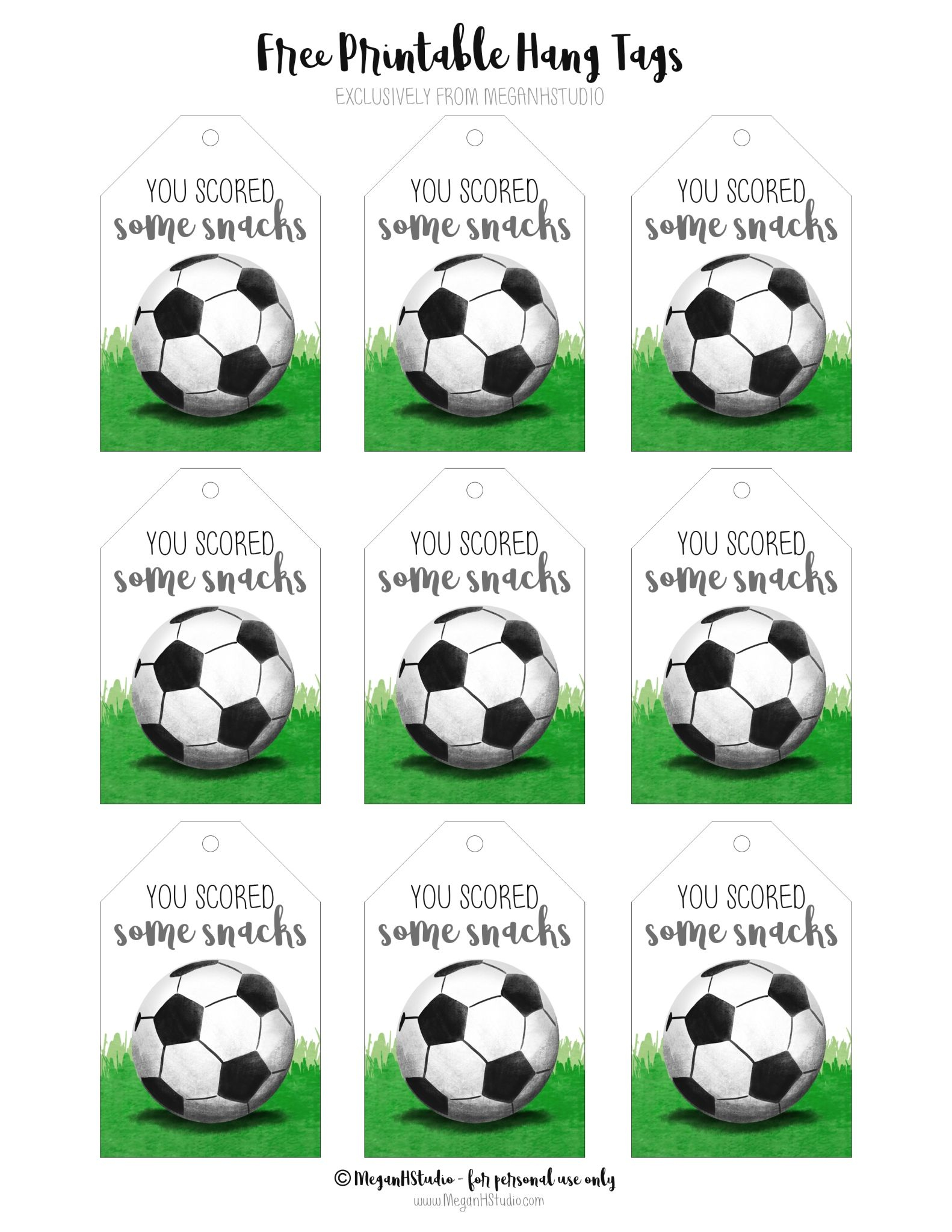 Soccer Favor Tags Printable Hope You Had A Ball Editable - Etsy inside Free Printable Soccer Tags