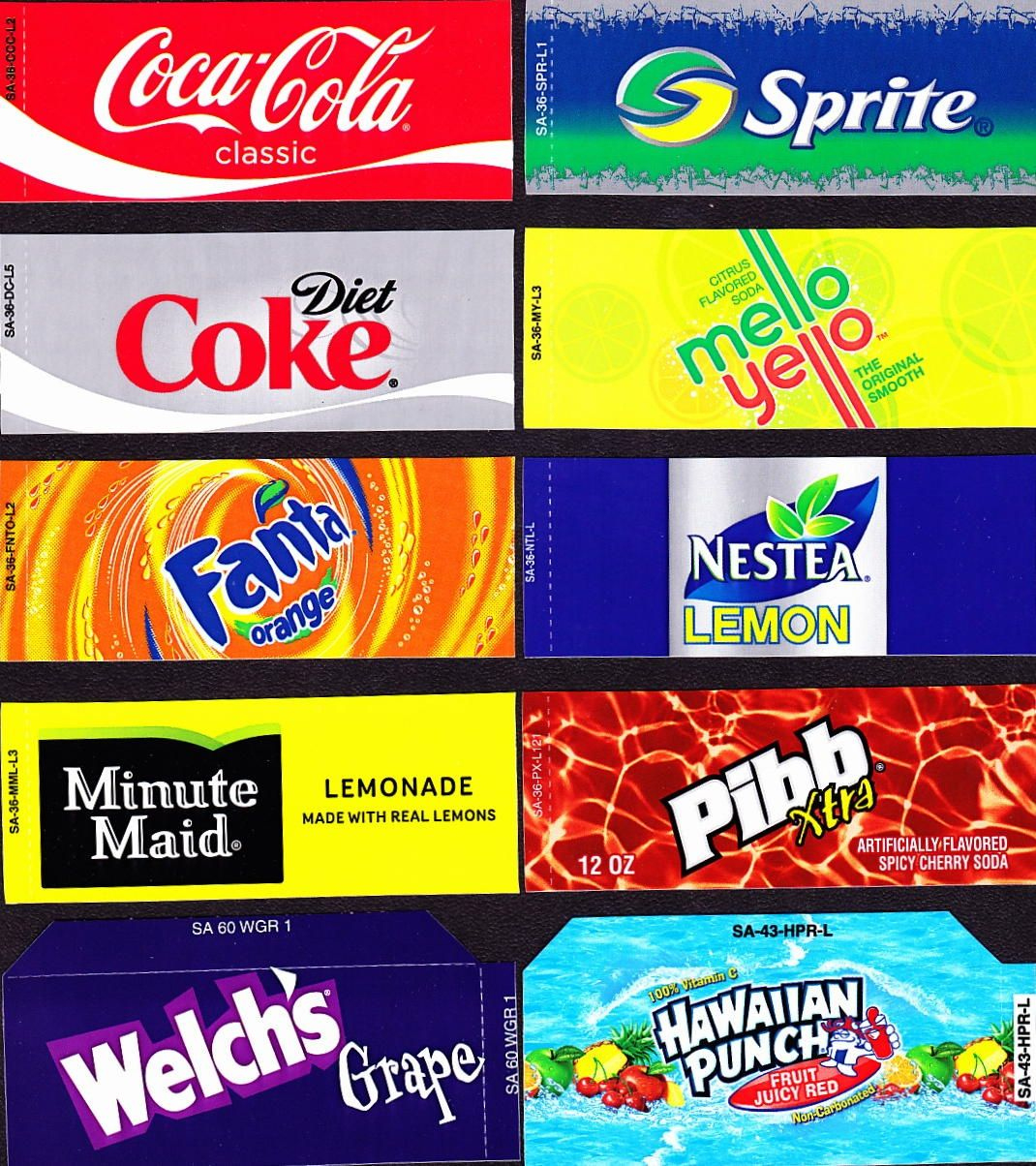 Soda Machine Labels - 10 Free Pdf Printables | Printablee regarding Free Printable Printable Vending Machine Labels