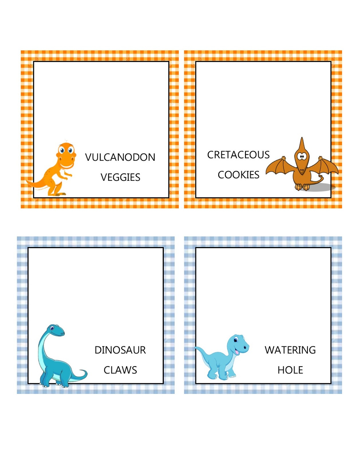 Southern Blue Celebrations: Free Dinosaur Food Tent Labels inside Dinosaur Food Labels Free Printable