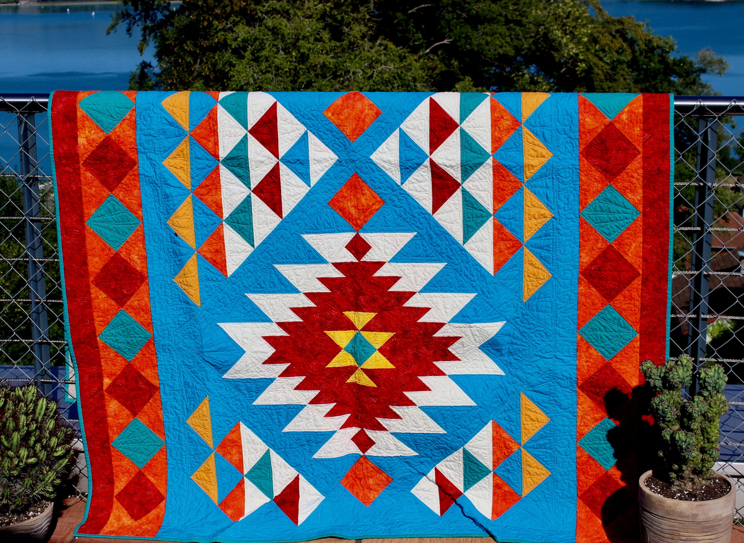 Southwest Quilt Pattern - Navajo Inspiriert / Indianer / Native with regard to Printable Native American Quilt Patterns Free