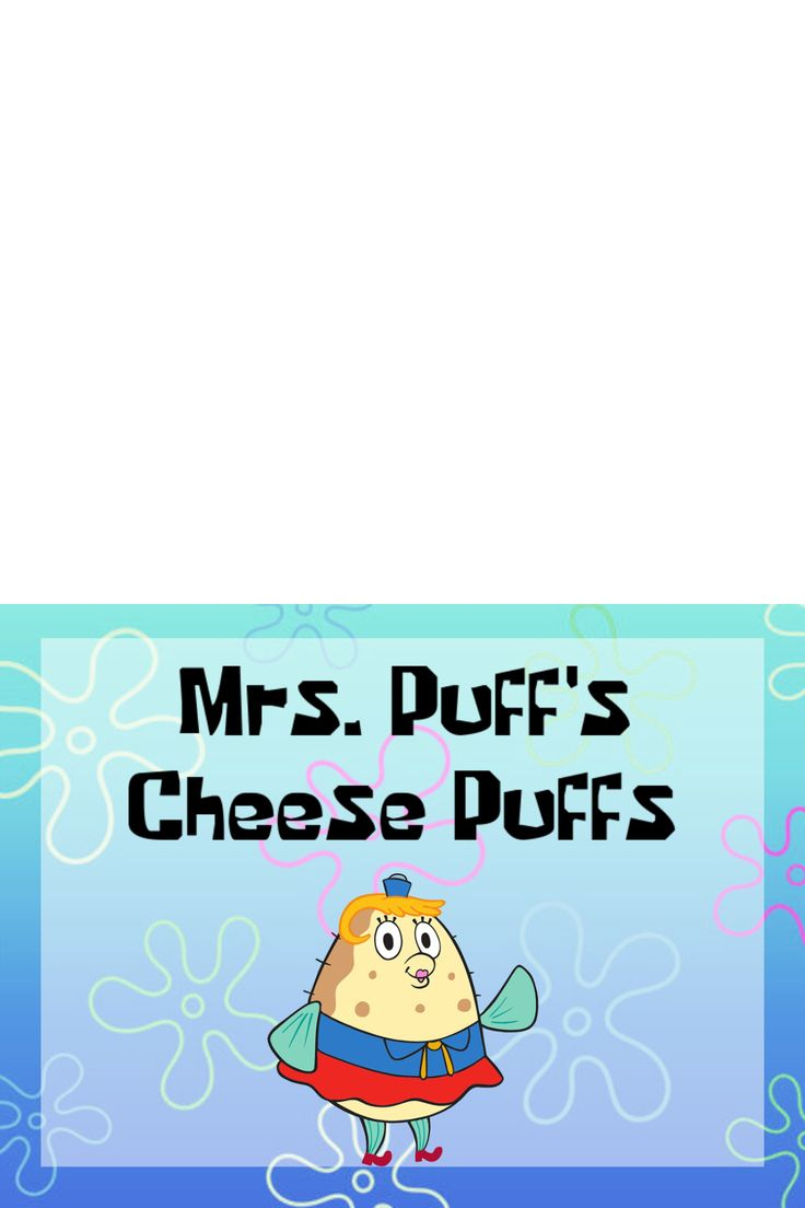 Spongebob Food Labels for Free Printable Spongebob Food Labels