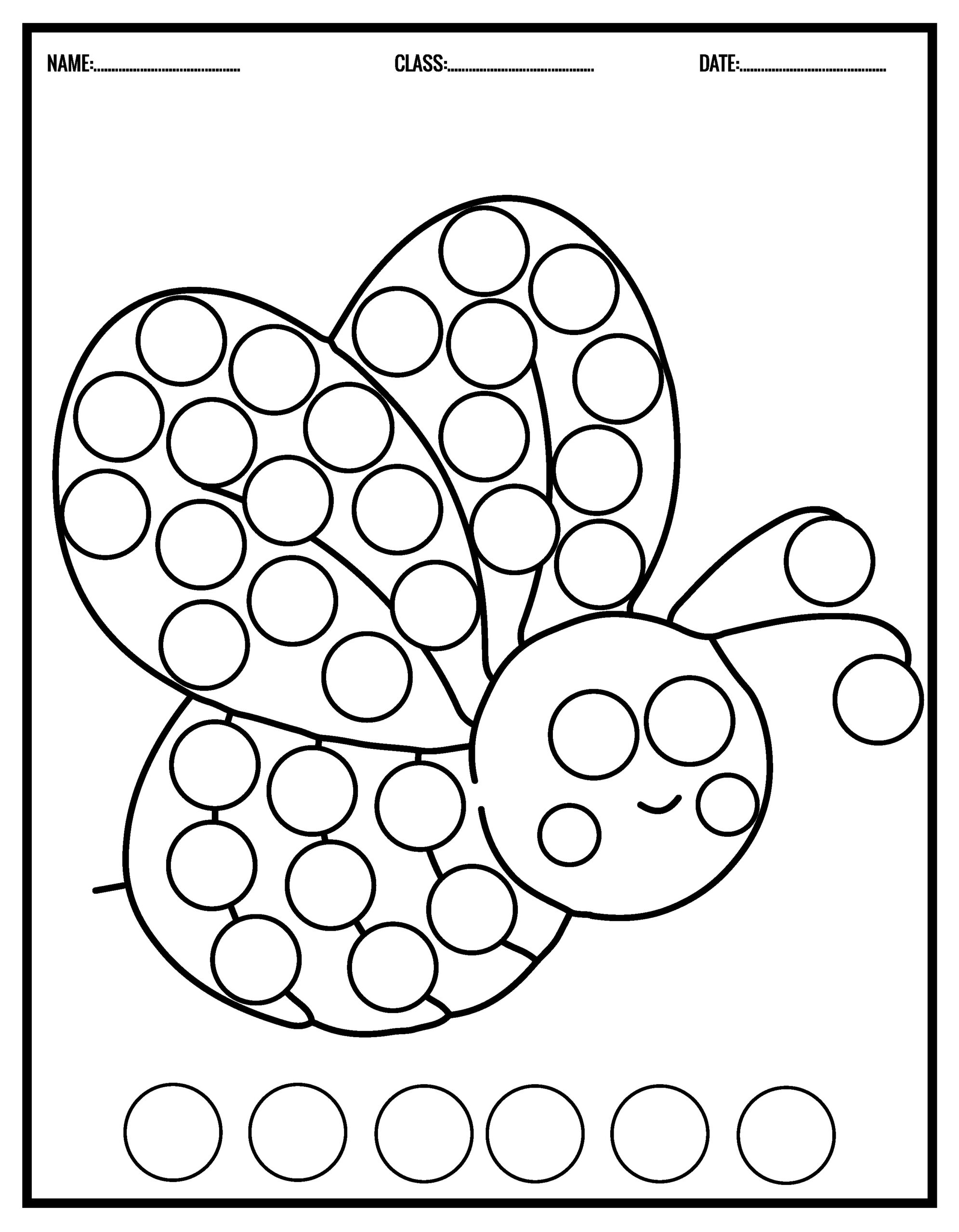 Spring Activities Bingo Daubers Dot Markers,For Speech Therapy in Free Bingo Dauber Printables