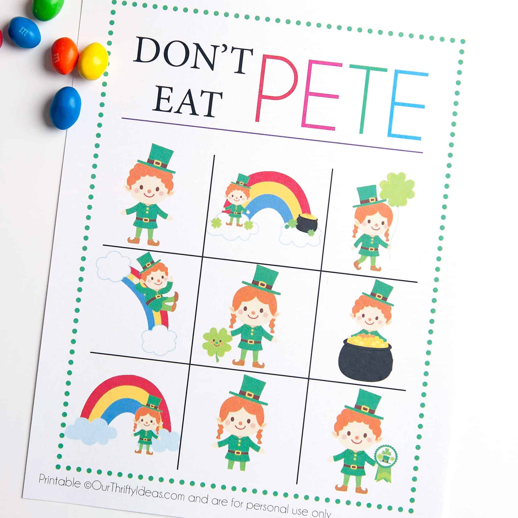 St. Patrick&amp;#039;S Day Don&amp;#039;T Eat Pete -- Over The Big Moon regarding Don T Eat Pete Free Printable