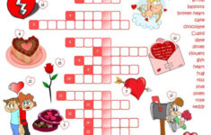 St Valentine'S Day – Crosswor…: English Esl Worksheets Pdf & Doc intended for Valentine&#039;s Day Crosswords Printable