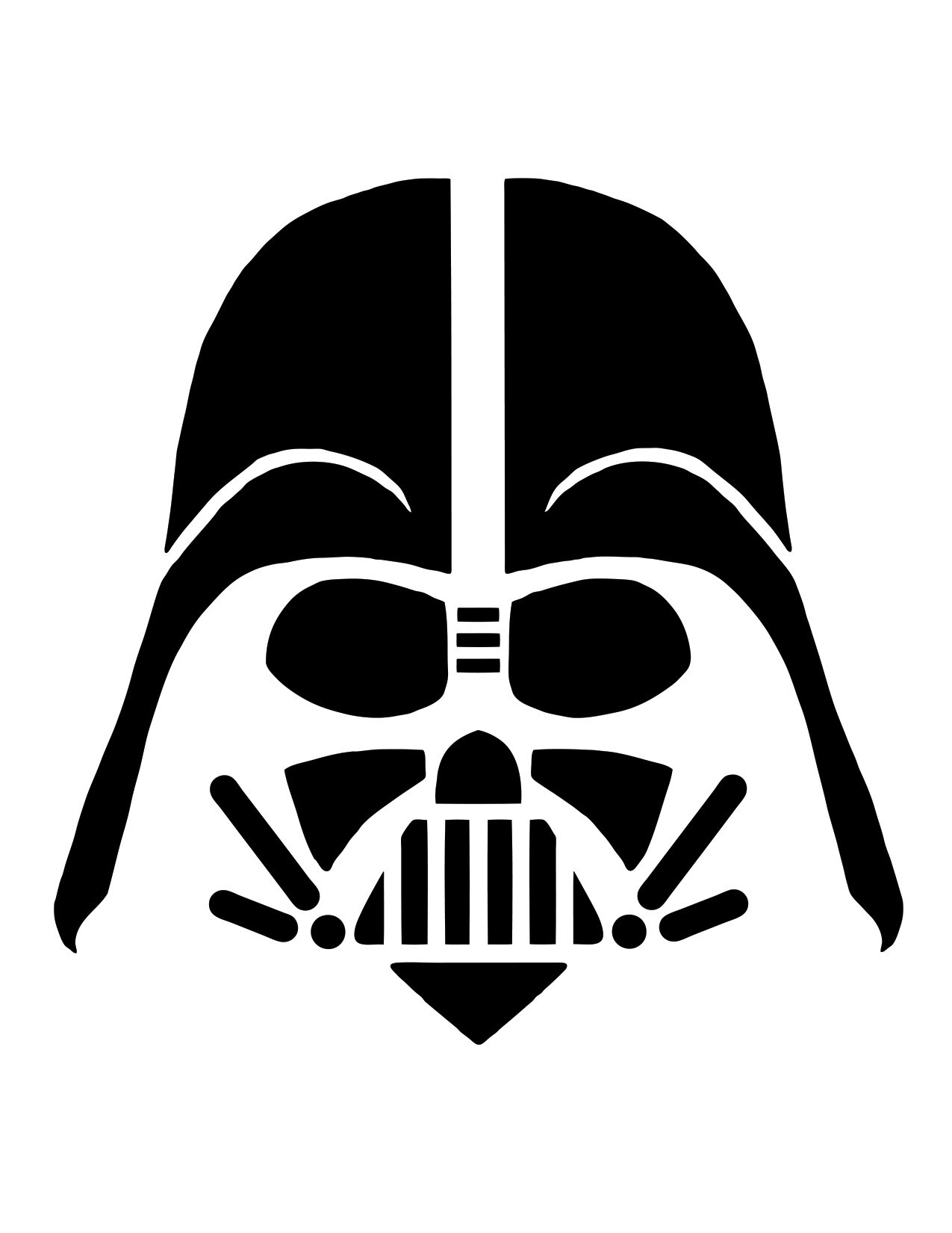 Star Wars Jack-O&amp;#039;-Lantern Stencils | Starwars inside Darth Vader Stencil Printable