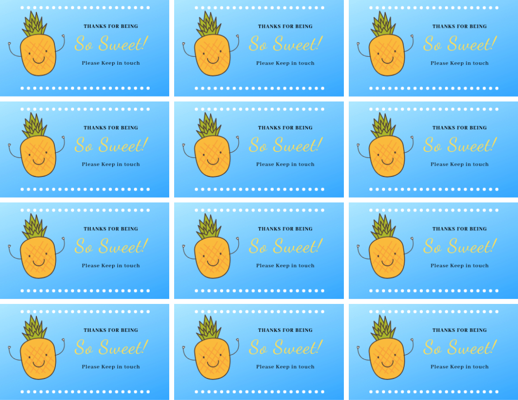 Stay-In-Touch Cards For Kids At The End Of The School Year inside Free Printable Keep In Touch Cards