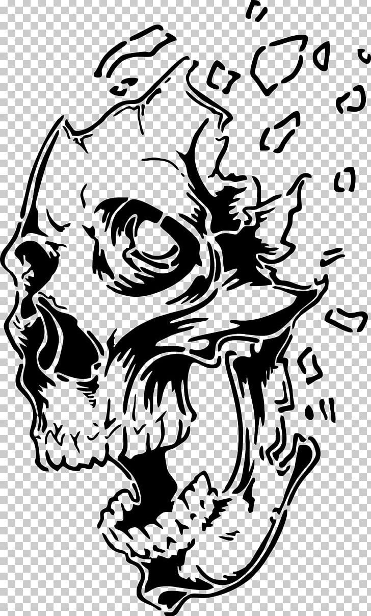 Stencil Airbrush Drawing Skull Art Png pertaining to Printable Airbrush Skull Stencil
