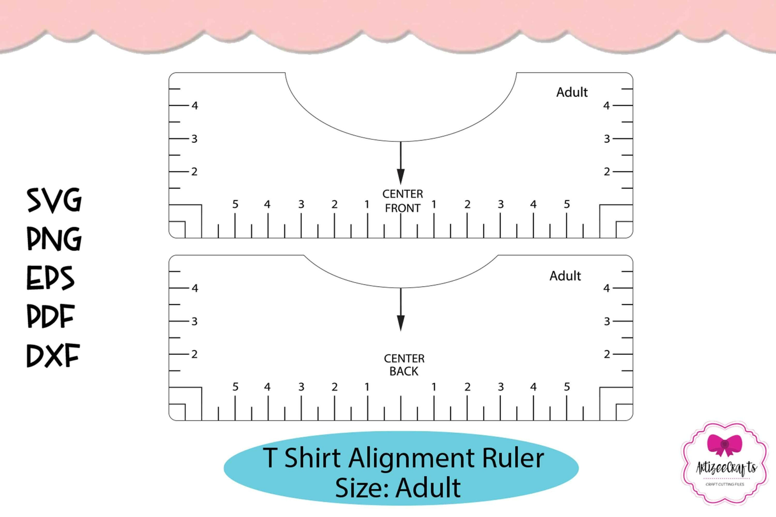 T Shirt Placement Ruler|T Shirt Ruler Svg|T Shirt (1163912) in Printable T Shirt Ruler Svg Free