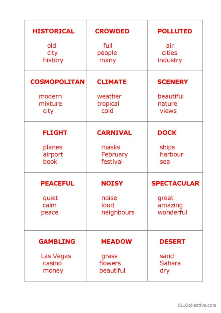 Taboo Cards : English Esl Worksheets Pdf &amp;amp; Doc throughout Free Printable Taboo Cards