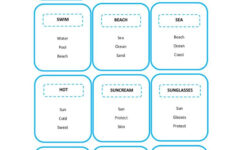 Taboo Cards – Summer: English Esl Worksheets Pdf & Doc intended for Free Printable Taboo Cards