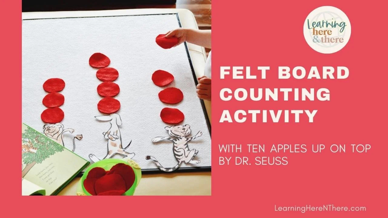 Ten Apples Up On Top Storybook Activity — Learning Here And There in 10 Apples Up on Top Free Printables