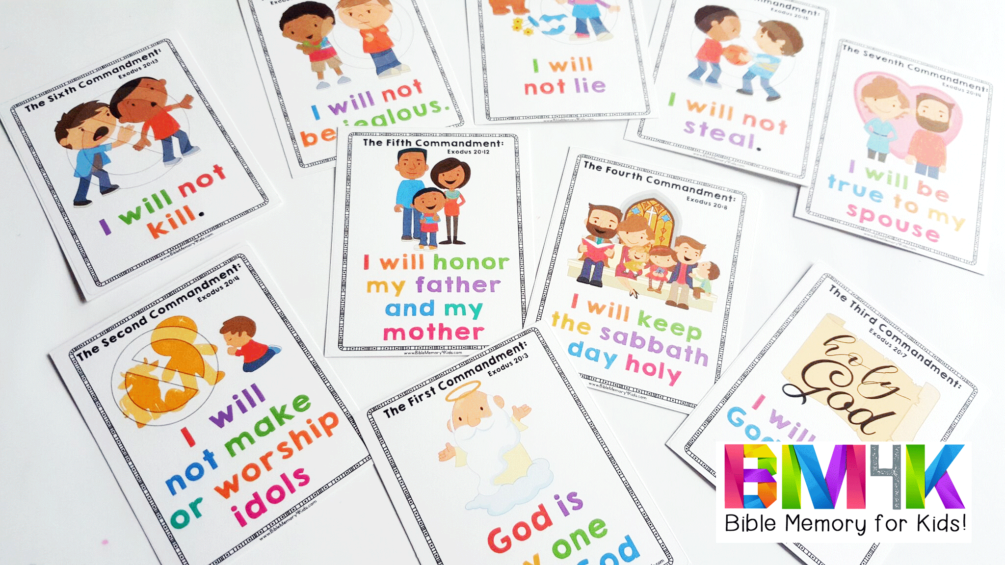 Ten Commandments For Kids within Free Printable 10 Commandments For Preschoolers