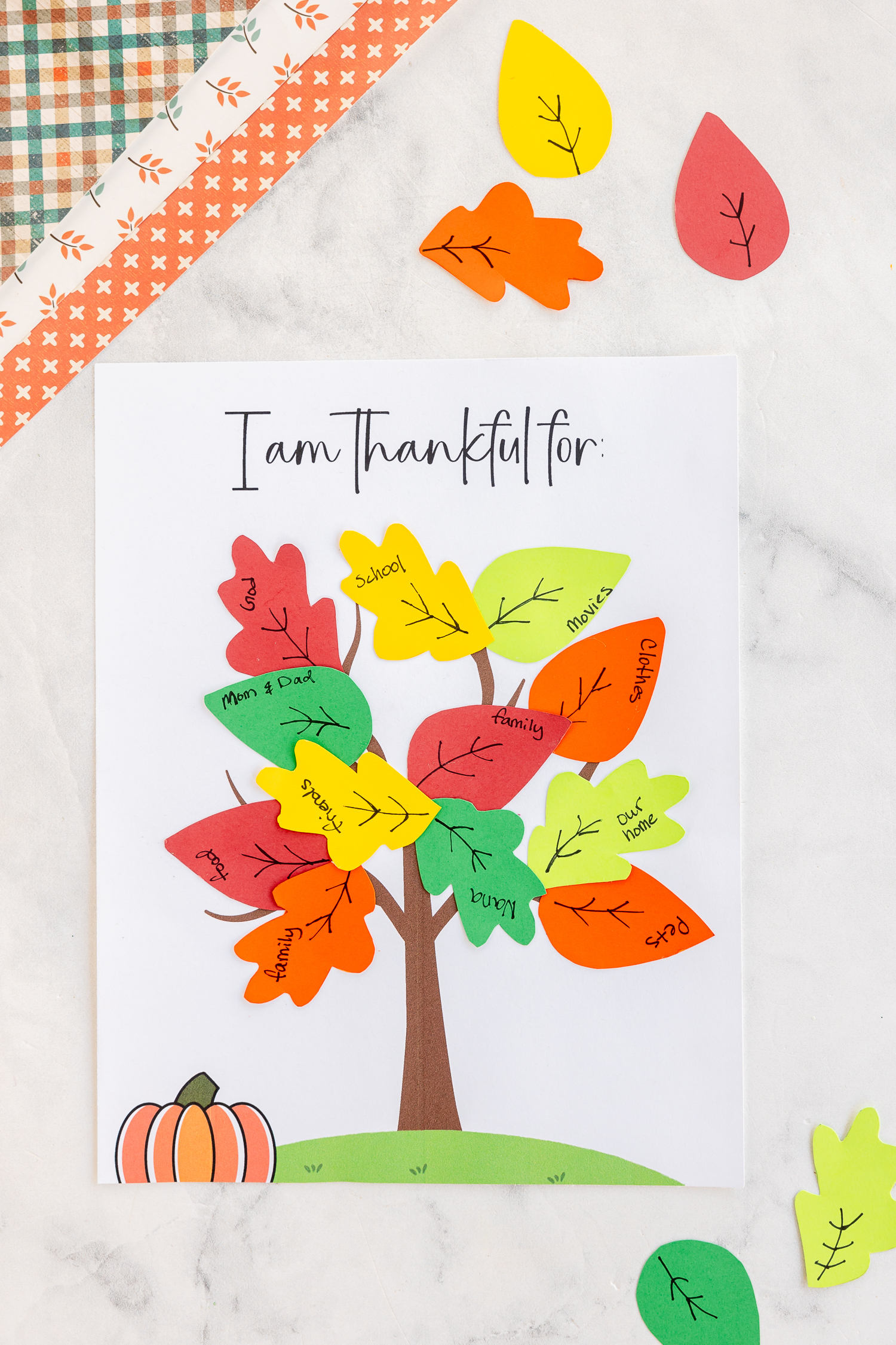 Thankful Tree Printable.mp4 intended for Thankful Tree Printable Free
