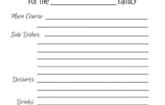 Thanksgiving Meal Planner – Free Printable Download within Thanksgiving Planner Free Printable