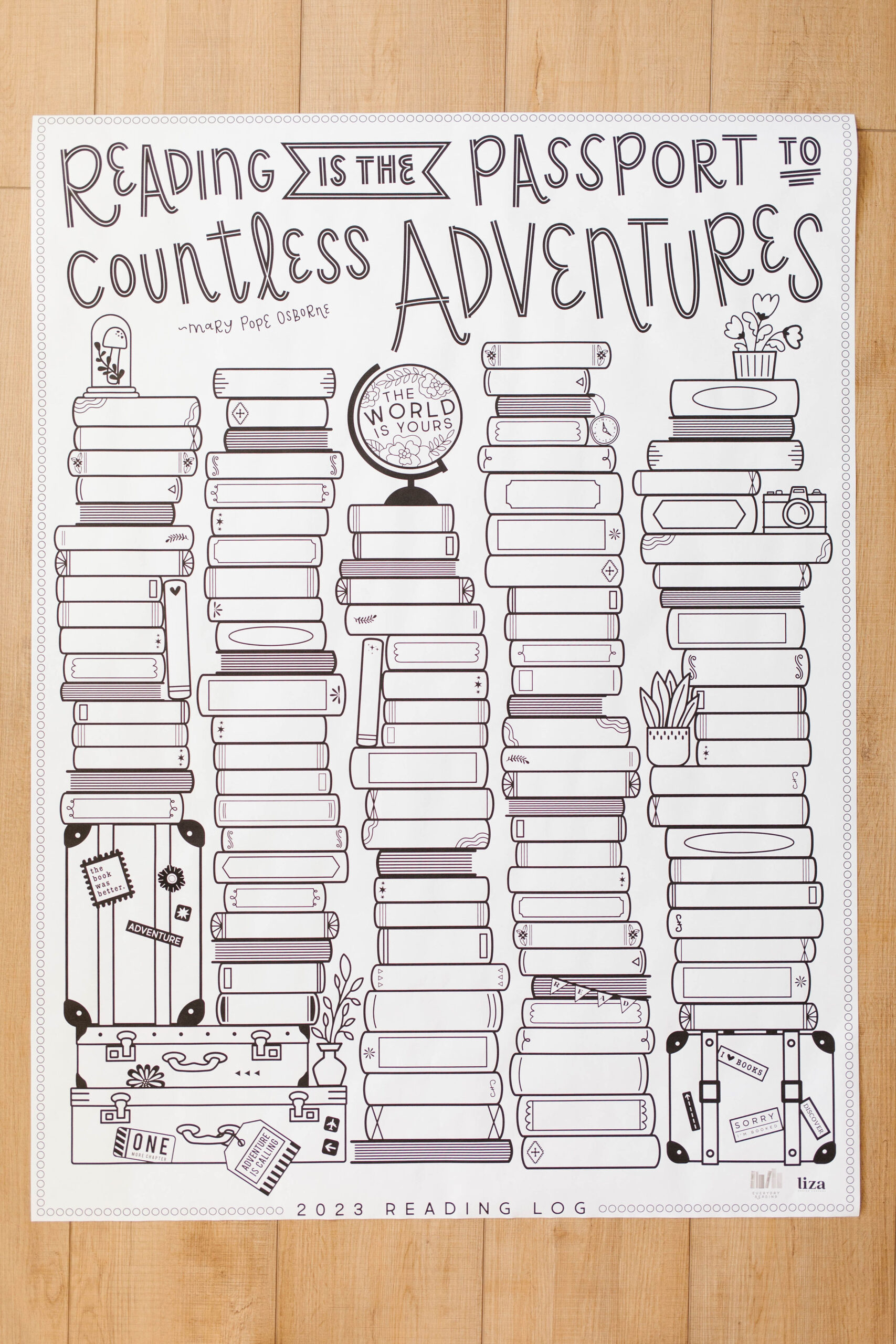The 2023 Printable Reading Log - Everyday Reading pertaining to Free Book Log Printable