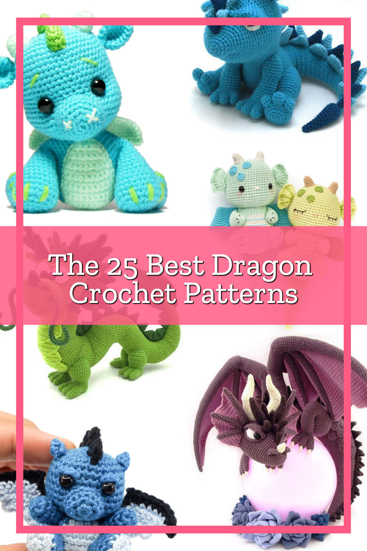 The 25 Best Dragon Crochet Patterns - Derpy Monster regarding Printable Free Crochet Dragon Pattern