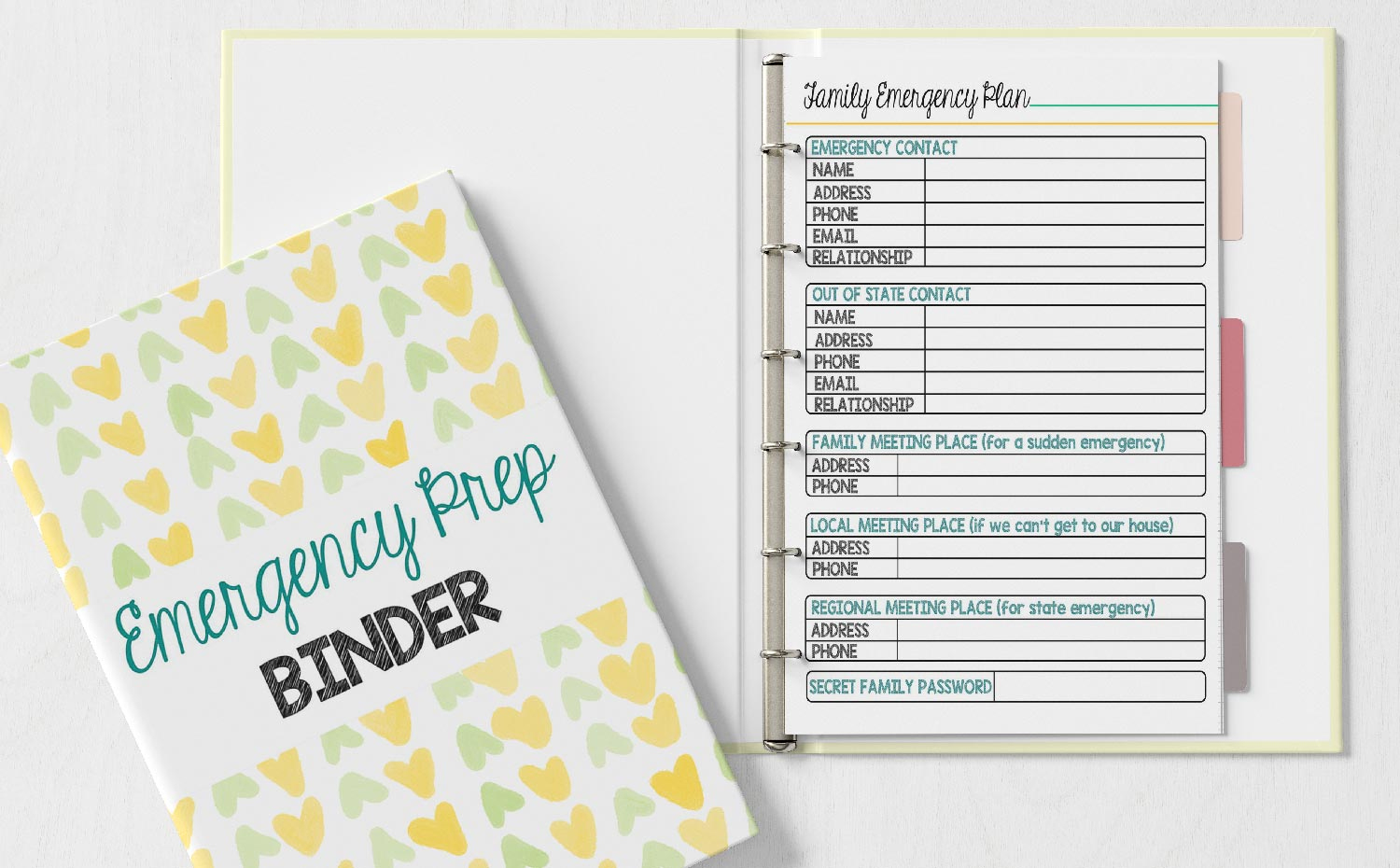 The Emergency Prep Binder Every Family Should Have | Sunny Day Family throughout In Case Of Emergency Binder Printables Free