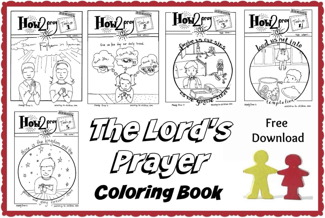 The Lord&amp;#039;S Prayer For Kids - Free Lessons, Activities, &amp;amp; Coloring for Free Printable The Lord&amp;#039;S Prayer Activity Sheets