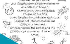 The Lord'S Prayer Printable For Kids – Out Upon The Waters for The Lord'S Prayer Printable Free