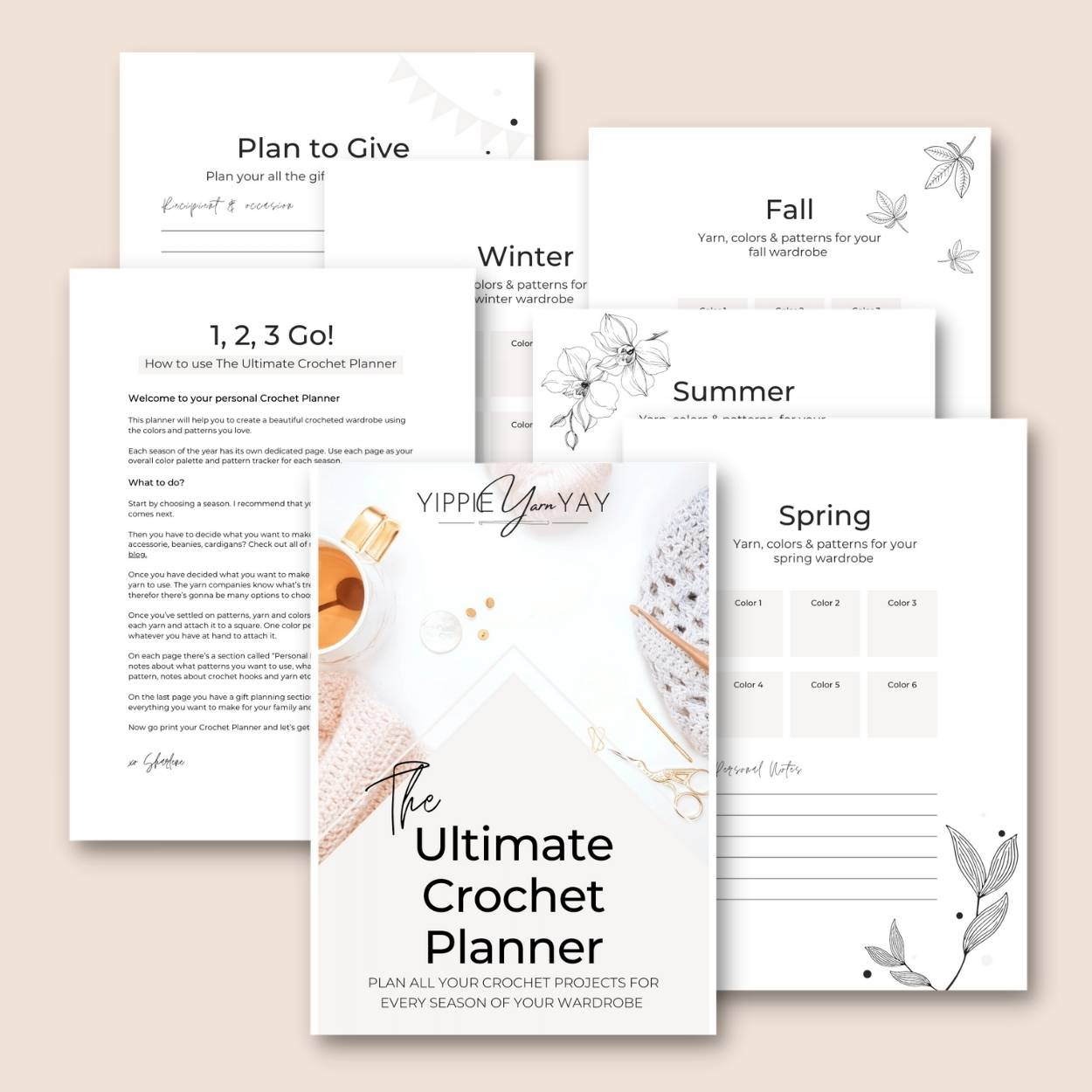 The Ultimate Free Printable Crochet Planner You Need - Today! regarding Free Printable Crochet Journal Template